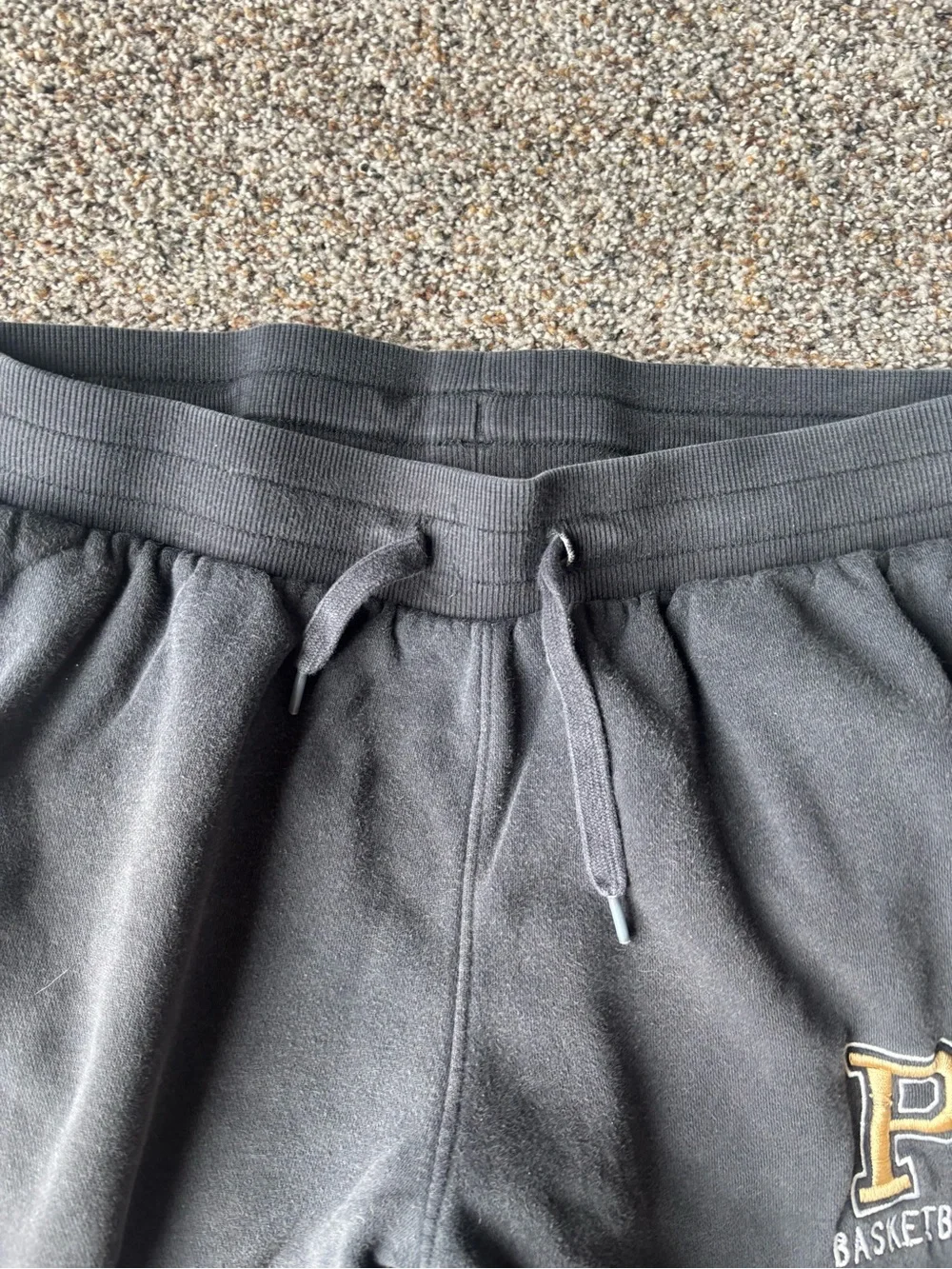 Under Armour P Basketball Joggers Sweatpants Black Fleece Large - Picture 4 of 6